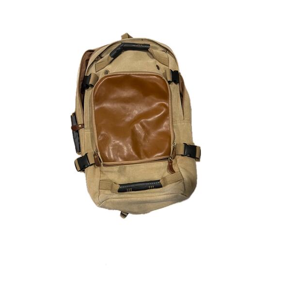 Witzman Carry on Travel Backpack Duffel Bag 18.5 inch Canvas - Picture 1 of 5